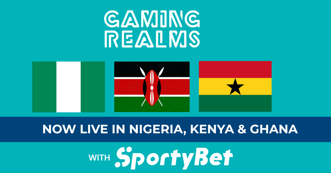 Gaming Realms debuts in trio of African markets with SportyBet