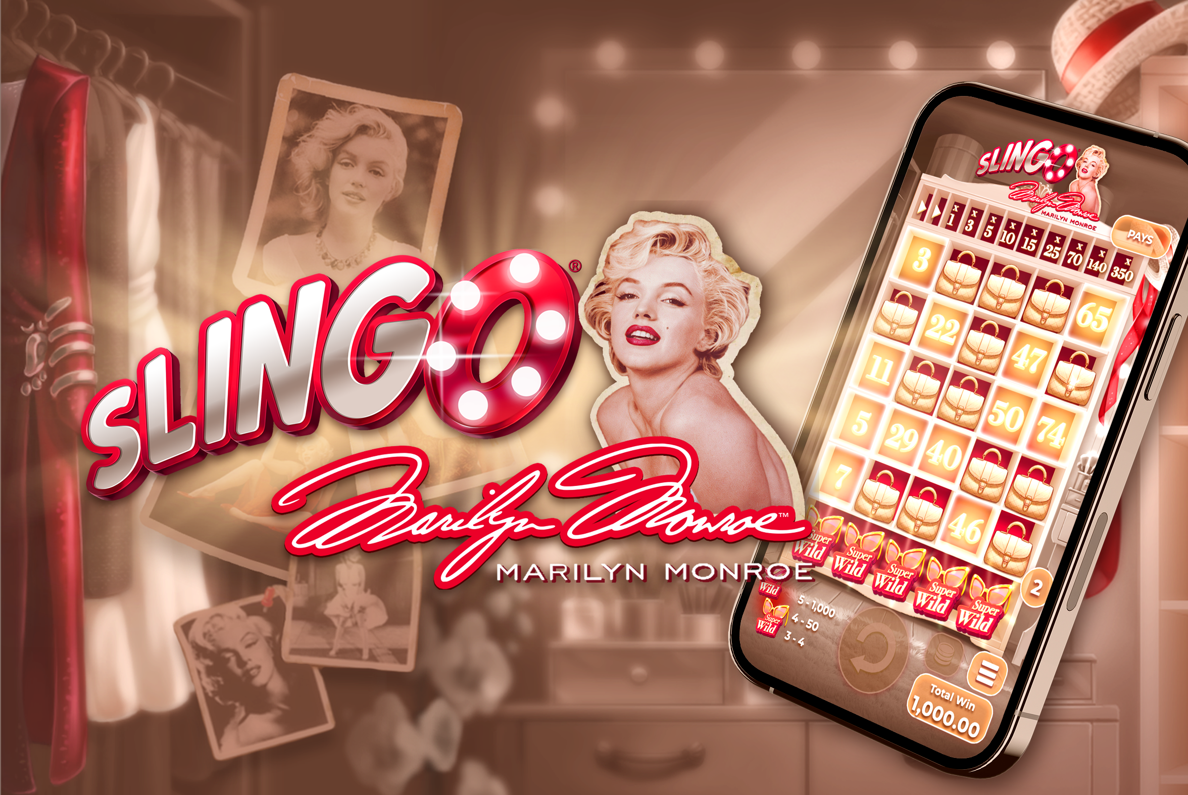 Gaming Realms and BetMGM Roll Out the Red Carpet for Slingo Marilyn Monroe